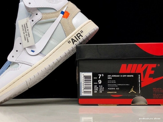 Cheap Off-White 1 AQ0818-100 Jordan White Air High Retro 0824